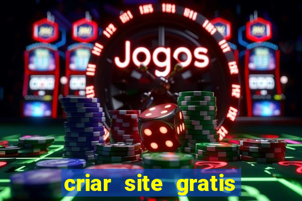 criar site gratis de jogos